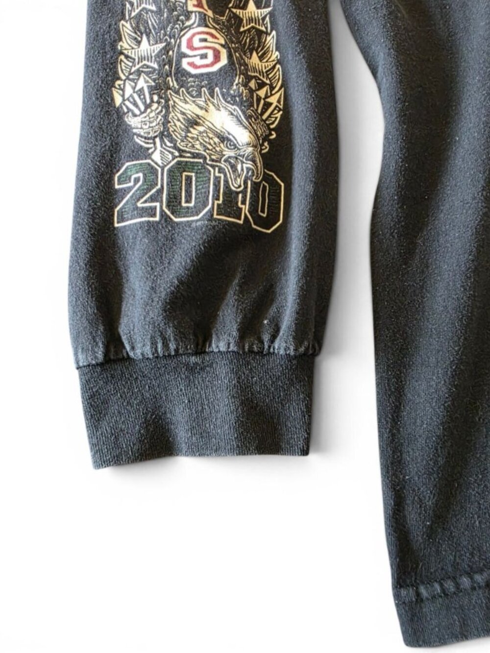 Hot Leathers Sturgis 2010 Black Hills Rally Long Sleeve Graphic T-Shirt 2XL - Picture 9 of 15
